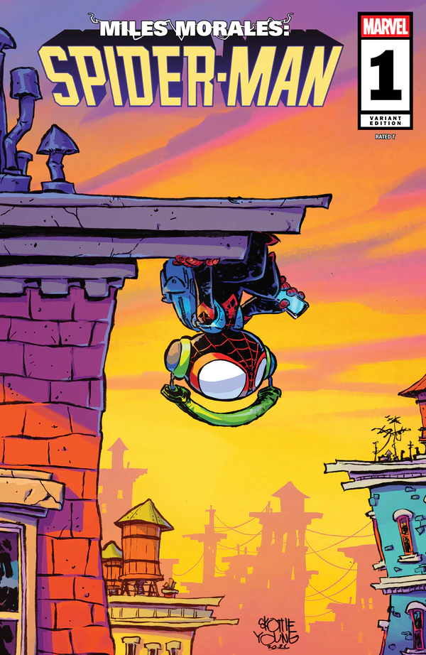 Miles Morales: Spider-Man: Skottie Young Variant #1 - Cover 8